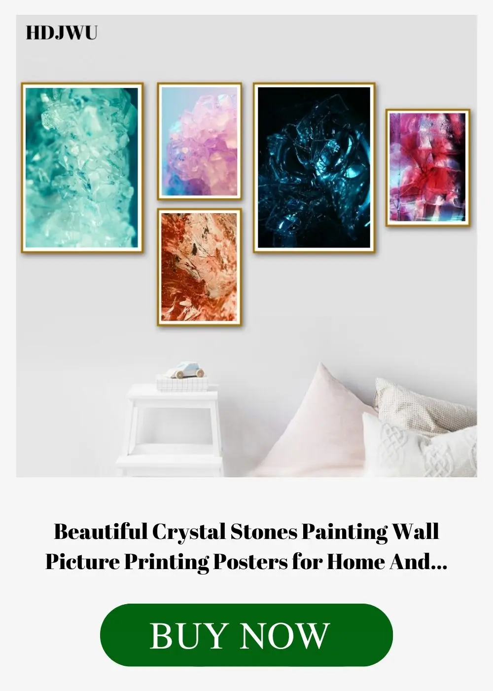 Art Home Decor Canvas Painting Wall Picture Simple Elk Sketch Printing Wall.. (1)