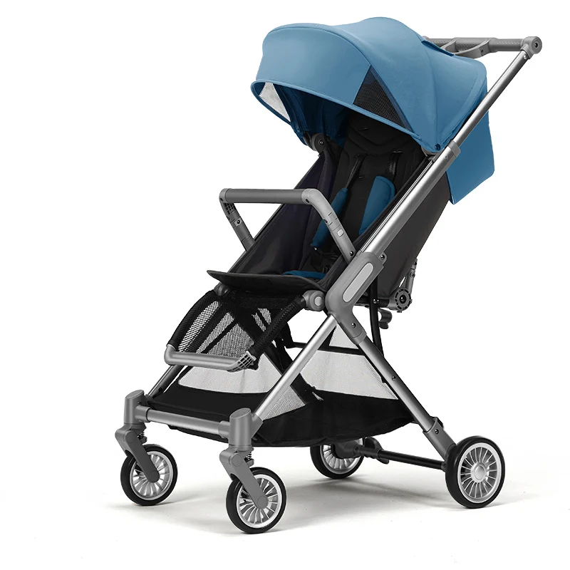 Portable Baby Stroller Lightweight Baby Pram Can Sit Can Lie Bassinet Infant Stroller