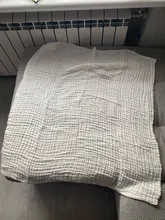 Manta de muselina para bebé recién nacido, edredón de algodón, 6 capas, Invierno