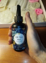 Difícil pegamento de resina UV de cristal claro de curado ultravioleta de la resina de Epoxy pegamento UV Solar cura luz del sol activado Fabricación de la joyería DIY herramientas