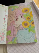 El reino de las niñas Anime Avatar dibujado a mano libro de colorear dibujos animados Loli acuarela pintura libro de técnicas