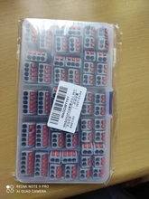 55 unids/lote 412, 413, 415, Conector de cable caja universal compacto bloque terminal de iluminación de conector de cable de 212, 214