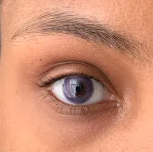 Easysmall de violet de hecho lentes de contacto de Color para lentes de contacto de ojos Color de ojos hermoso alumno 2 unids/par