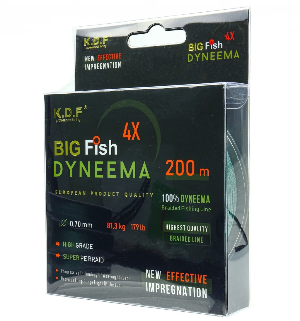 Плетеный шнур KDF Big Fish Dyneema 0 70 мм 200 м (18) | Спорт и развлечения