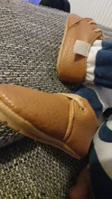 Mocasines de piel sintética para bebés, zapatos antideslizantes con suela de goma para recién nacidos, para primeros pasos, para niños pequeños