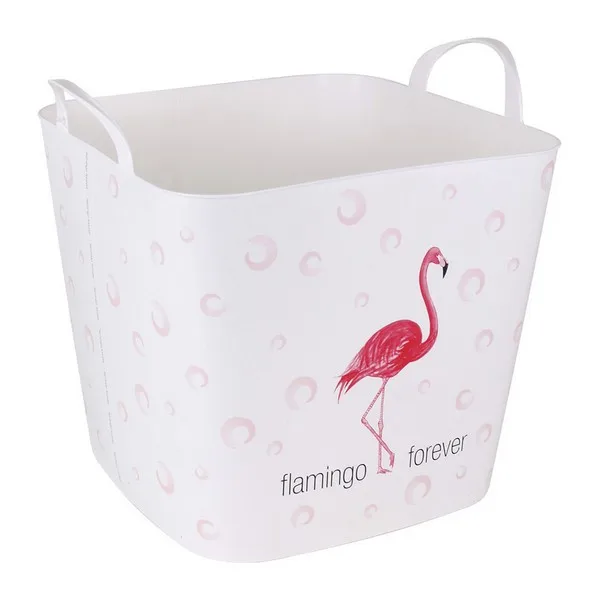Корзина для белья Flamingo Forever 25 л(38X33x35 см