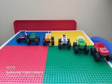 6 unids/set cuerpo máquinas juguetes ruso milagro Crusher camión vehículos figura de cuerpo juguetes para los niños regalos de cumpleaños