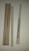 10 Uds. De limas de madera para uñas, 100/180 180/240 grises, bloque de amortiguación, limas profesionales para manicura y pedicura, herramientas de pulido