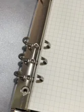 A5 A6 mate binder suelto Correa suelto cuaderno de hojas de papel de planificador página interior anillo archivador material de papelería regalo viajero