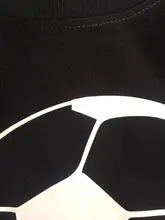 Camiseta de fútbol personalizada para niños y niñas, camiseta informal de 100% algodón con estampado de nombre personalizado, regalo de cumpleaños