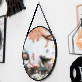 

Hanging mirror Black 111836