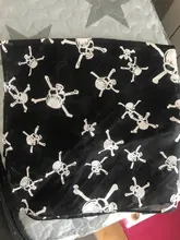 Pañuelo de algodón colorido con temática de calavera Unisex, bufanda gótica de 54x54cm, pañuelos cuadrados estampado gráfico, pulsera deportiva de Hip-Hop para el pelo