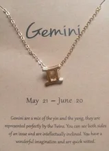 Collares con colgante de 12 Constelaciones, joyería, Gargantilla, signo del zodiaco, Charm, collar de regalo de cumpleaños, acuario, piscis, Leo, Virgo