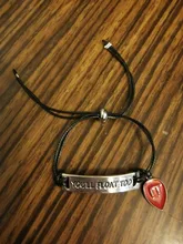 Pulsera de la mejor película para parejas, brazalete con grabado de Pennywise de IT, joyería Punk esmaltada, correa ajustable, hecha a mano