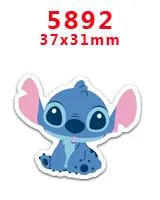 30 шт мультяшный персонаж плоское украшение из смолы PR 4405 - Цвет: 5892