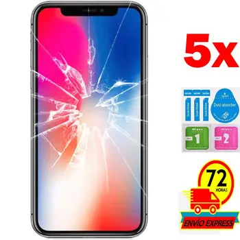 5x プロテクター強化ガラス Xiaomi REDMI 用 8A (フルではない参照情報) キット