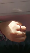 Huitan-Anillo de corazón sencillo para mujer, anillos de dedo bonitos para mujer, regalo de cumpleaños romántico para novia, joyería de piedra circonio de moda