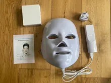 NOBOX-fotón máscara Facial LED de 7 colores, diseño minimalista, terapia antiacné, eliminación de arrugas, rejuvenecimiento de la piel, herramientas para el cuidado de la piel Facial