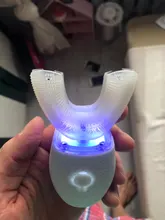 DIOZO-cepillo de dientes eléctrico sónico automático, recargable por USB, limpiador dental de silicona de 360 grados, luz azul