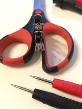 1 Pair Alligator Crocodile Test Clip Clamp For Multimeter Tester Probe New