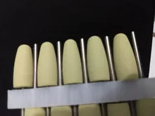 10 unids/lote de herramientas dentales, pulidor de goma de silicona para pulir uñas de laboratorio, fresa, pieza de mano, accesorio de la máquina