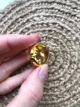 HUANZHI-anillo ancho brillante minimalista para mujer y hombre, anillos abiertos geométricos, joyería, Color dorado, plateado, 2020