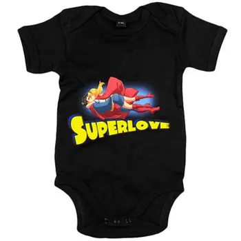 

Baby bodysuit Superman Superheroes Super Love