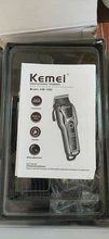 Hair-Clipper Trimmers Barber Lcd-Display-Machine Professional Electric Kemei Men 