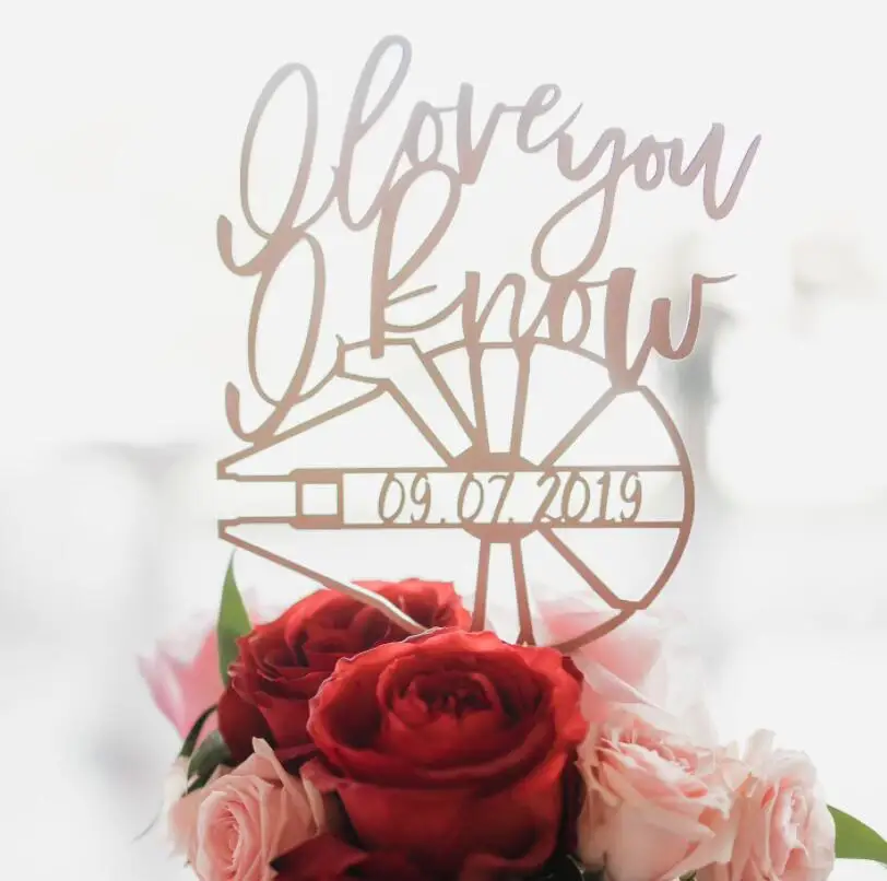 I love you know cake topper Wedding decorations and decor | Дом и сад
