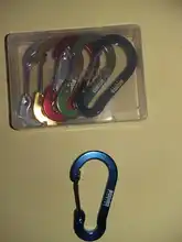 Carabiner-Clips Acessories Multi-Tool Cc1-Steel Small Booms Fishing Outdoor Camping 6pcs