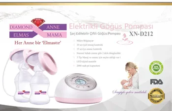 

Double Electric Breast Pomp, Led Screen, Micro Computer, Battery Charge