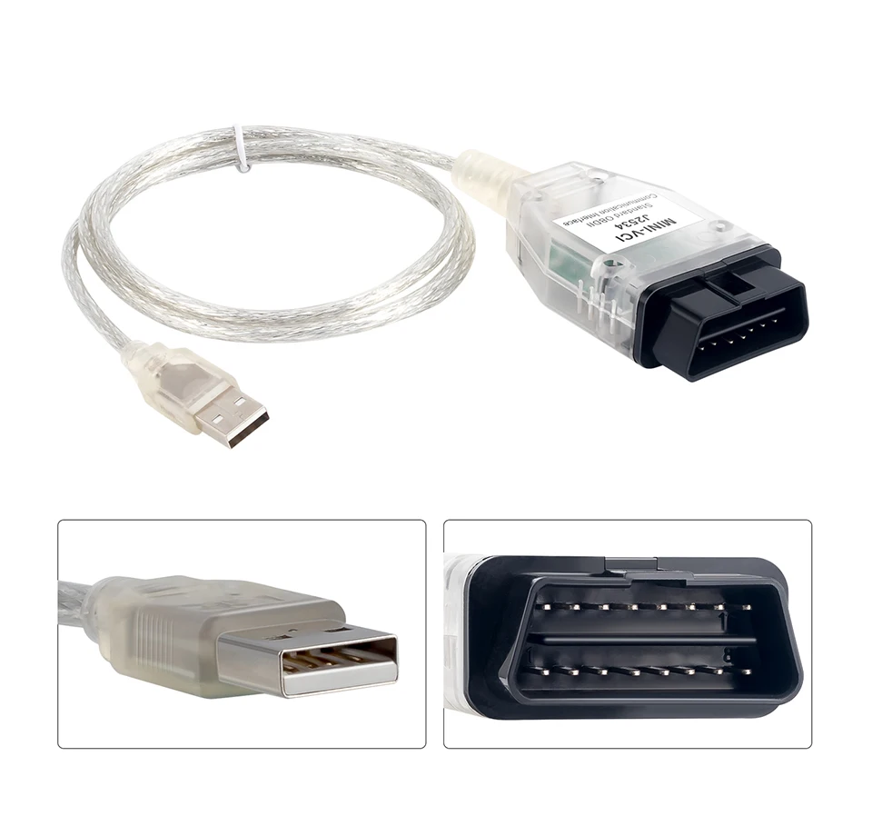 Мини VCI V13.00.022 интерфейс для TOYOTA TIS Techstream мини vci J2534 FTDI FT232RQ чип Авто сканер OBD2 диагностический инструмент