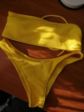 Swimsuit Women Bikini-Set Biquini Brazillian Maillot-De-Bain Sexy Off-Shoulder Solid