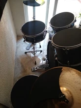 Drumming Silencer Snare-Drum Practice-Pad-Set Bass Professional Mute Sound-Off Rubber