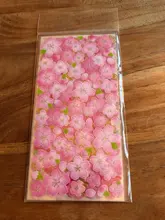 6 unids/pack romántico Sakura pegatinas de PVC diario etiqueta engomada decoración para Scrapbook japonés papelería pegatinas