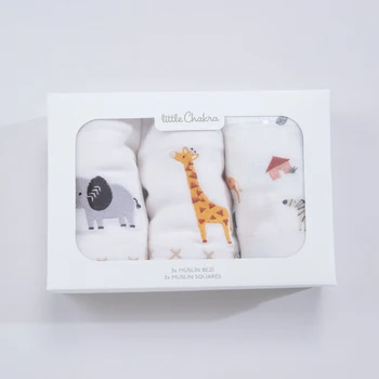 

Safari Muslin Cloth 3 Set