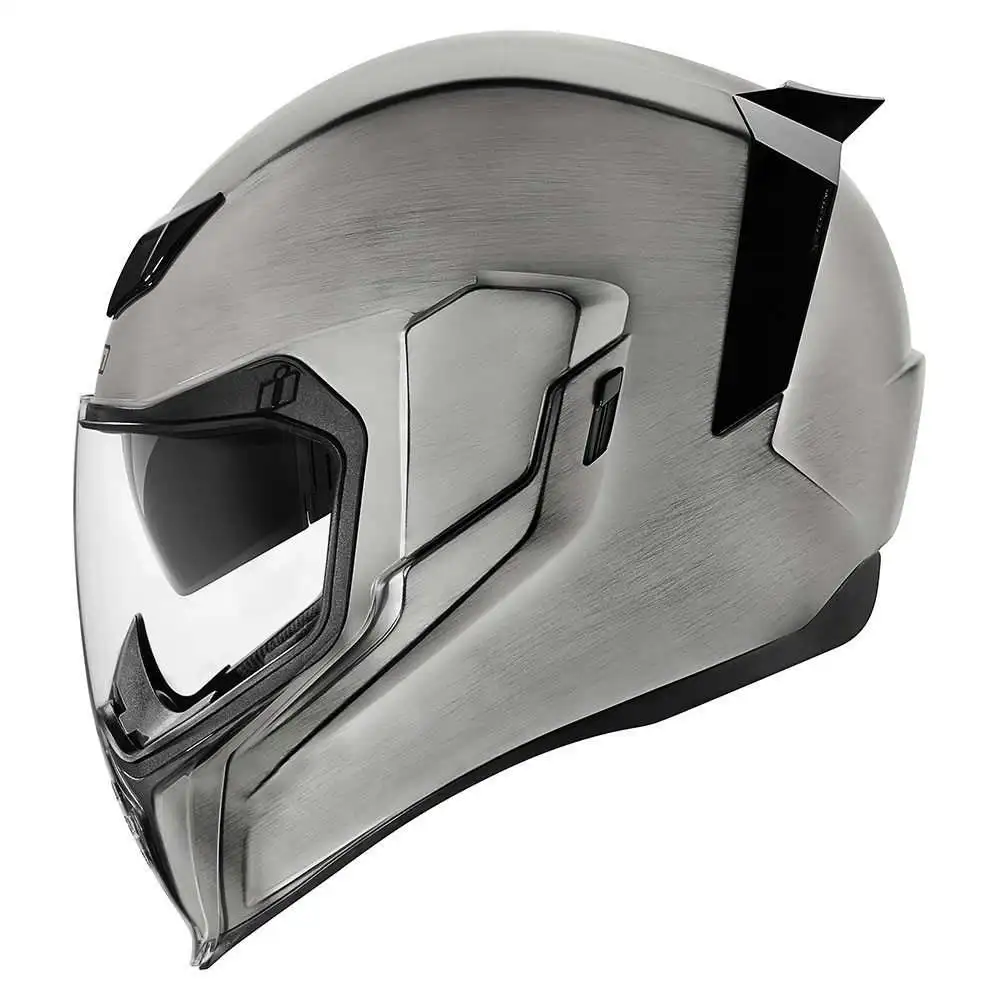 Icon Airflite Quicksilver мотошлем(цвет: серебряные, размер: xs