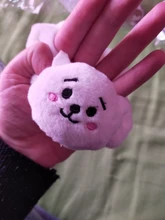 Nueva Kpop coreano Bangtan niños Koala las mujeres al por mayor de terciopelo de invierno Scrunchie goma de pelo elástica cuerda chica Hairwear grandes para cabello cuerda