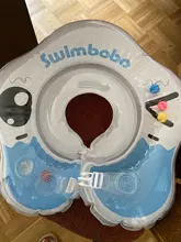 Círculo hinchable anillo para nadar para cuello, accesorios de natación infantil, anillo de tubo de bebé, boya de baño circular flotador de seguridad para cuello