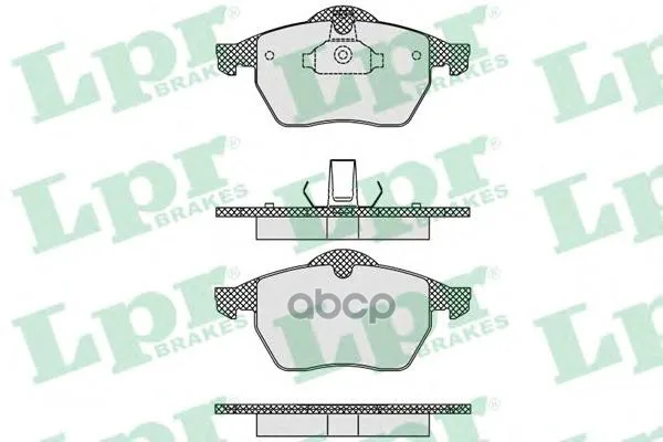 Колодки Тормозные Opel Astra G 2.0/Vectra B/Zafira A/Saab 9-3/9-5 98 Передние Lpr 05p635 Lpr арт. 05P635
