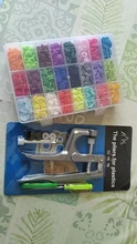 Juego de botones a presión de plástico T5 con alicate para sastre familiar, kit de herramientas, contenedores organizadores de costura de fácil sustitución de broches, DIY, por 360 uds.