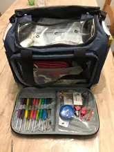 Bolsa de almacenamiento para mujer, bolsa de almacenamiento con soporte para bolsas de almacenamiento para mamá, ganchos de ganchillo, accesorios de costura de hilo, bolsa de tejer