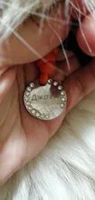 Dog Tag Personalized Pet Puppy Cat ID Tag Engraved Custom Dog Collar Accessories Customized