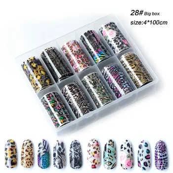 

New 9 Style Nail Foil Sticker Set Holographic Starry Sky Adhesive Wraps Transfer Paper Marble Shining Nail Art Decal Gel Slider