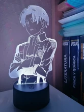 Table-Lamp Light Cool Ackerman-Figure Night-Light Titan Attack Acrylic Home-Room-Decor