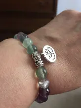 Pulsera de cuentas de Buda de Lotus Ohm, piedra Natural hecha a mano, piedra de cebra rosa, amuleto de loto, para hombres y mujeres, regalos de joyería de Yoga
