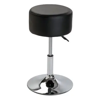 

Stool Black Metal Polyskin (38,5 x 39 x 57-67 cm)