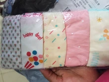 6 unids/set bebé bragas de algodón calzoncillos niños Impresión de niña bebé bragas para niñas niños ropa interior de Color al azar