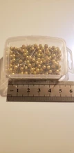200 unids/lote 16mm Metal dorado alfileres de cabeza de bola para hacer joyería Diy alfileres de cabeza hallazgos Dia 0,4mm suministros