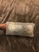 COSWALL para POP 3 hembra 2 puerto de carga USB de la Mesa de cocina toma para escritorio retráctil enchufe de la UE de cuerpo de aluminio de fondo azul